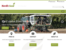 Tablet Screenshot of nordicseed.com